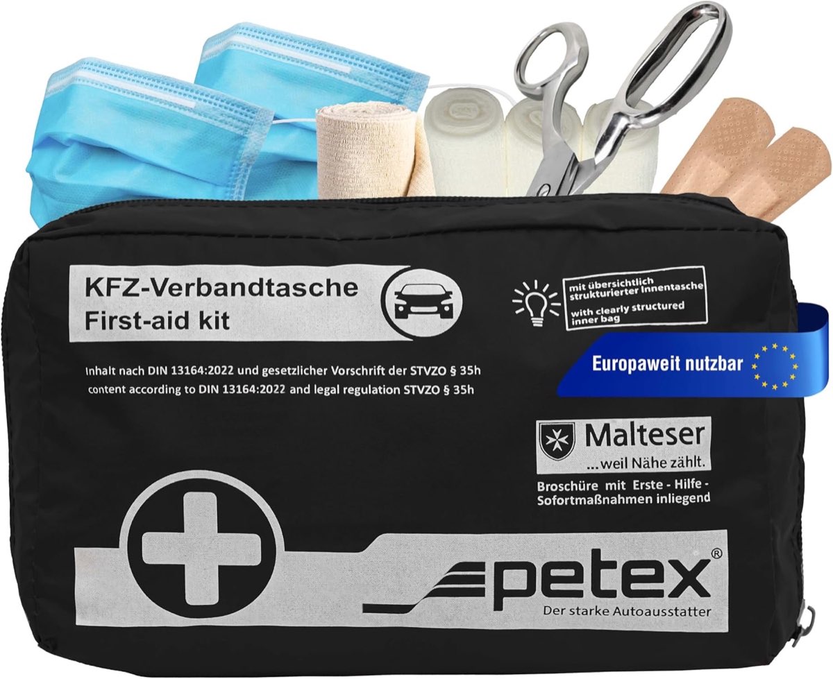 Preis-Leistungs-Sieger Petex KFZ-Verbandtasche