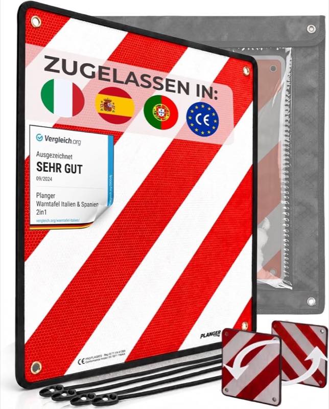 PLANGER PLANGER Warntafel 3in1 mit Tasche