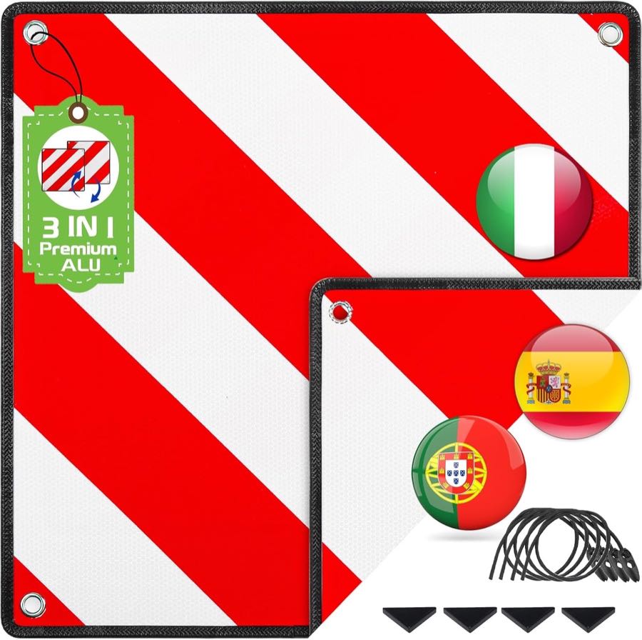 Warmfay Alu Warntafel 3in1