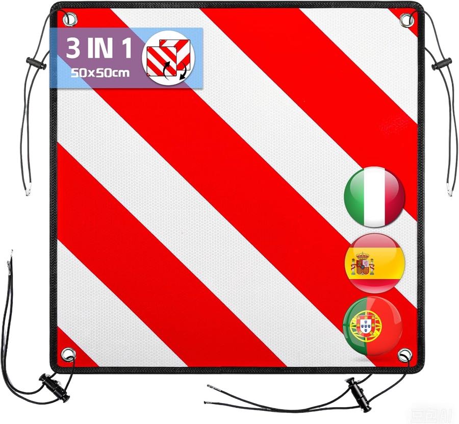 Sorlpv Alu Warntafel 3in1