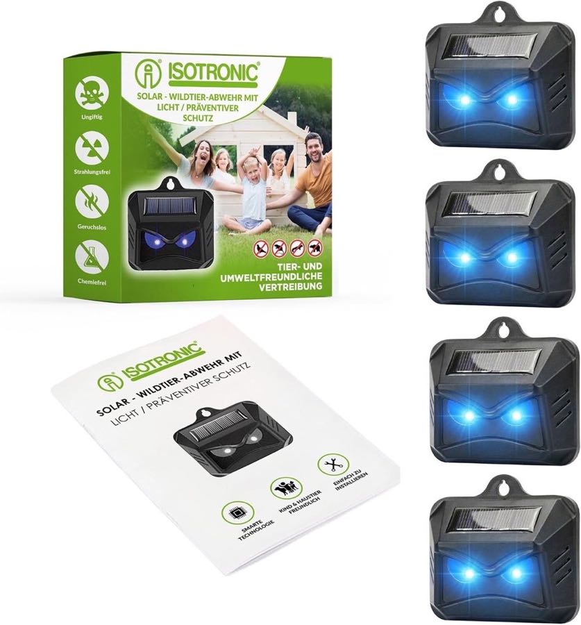 ISOTRONIC Solar-Tiervertreiber 4er