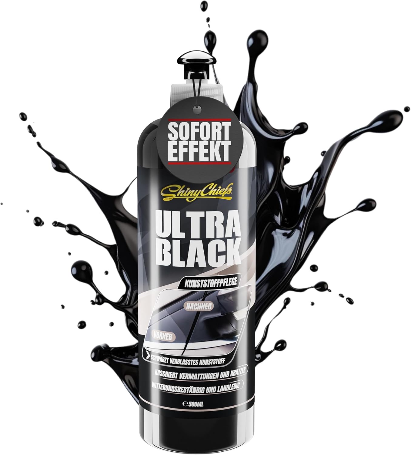 ShinyChiefs ULTRA BLACK Kunststoffpflege (500 ml)