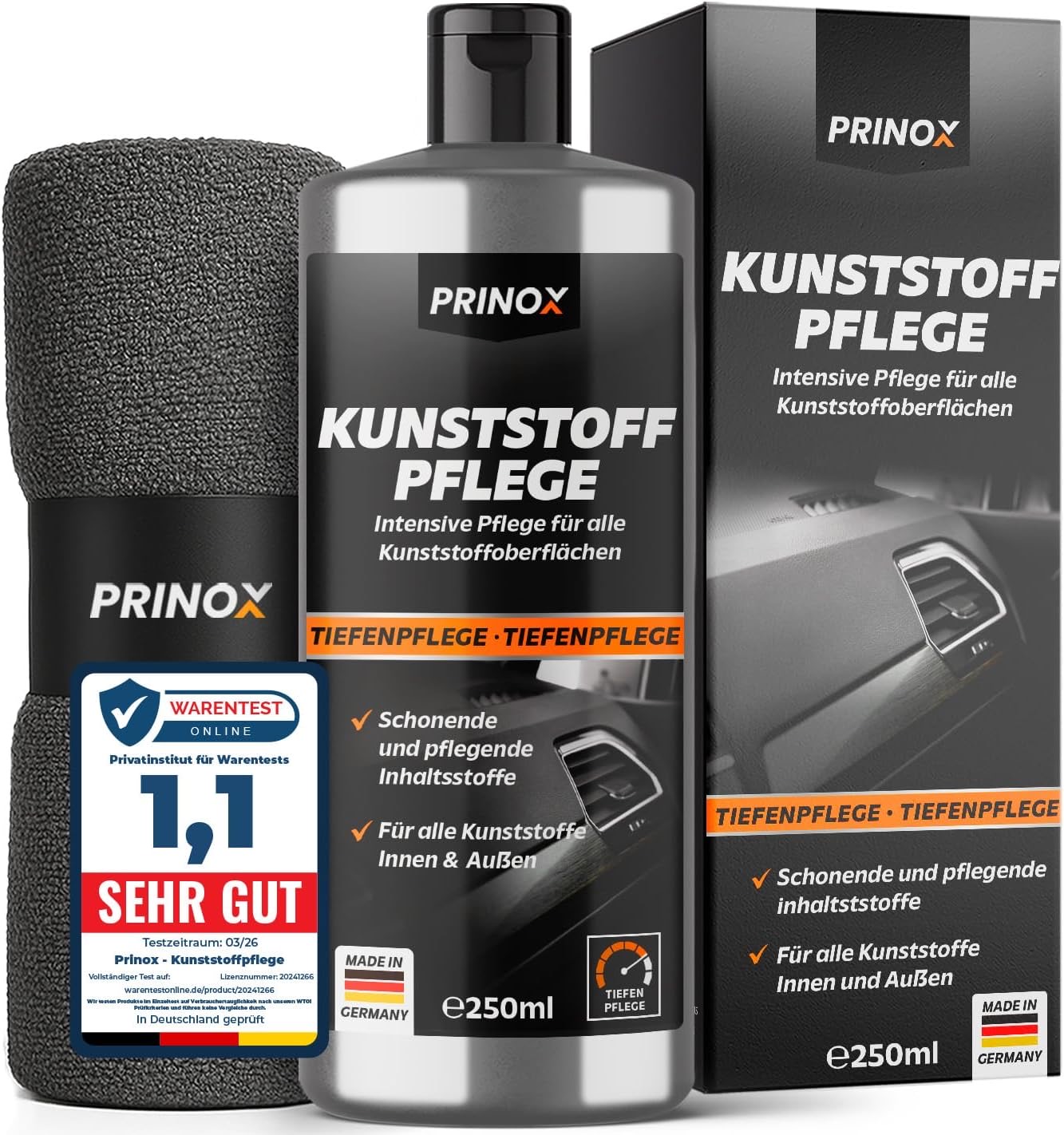 Prinox Auto Kunststoff Auffrischer Set (250 ml)