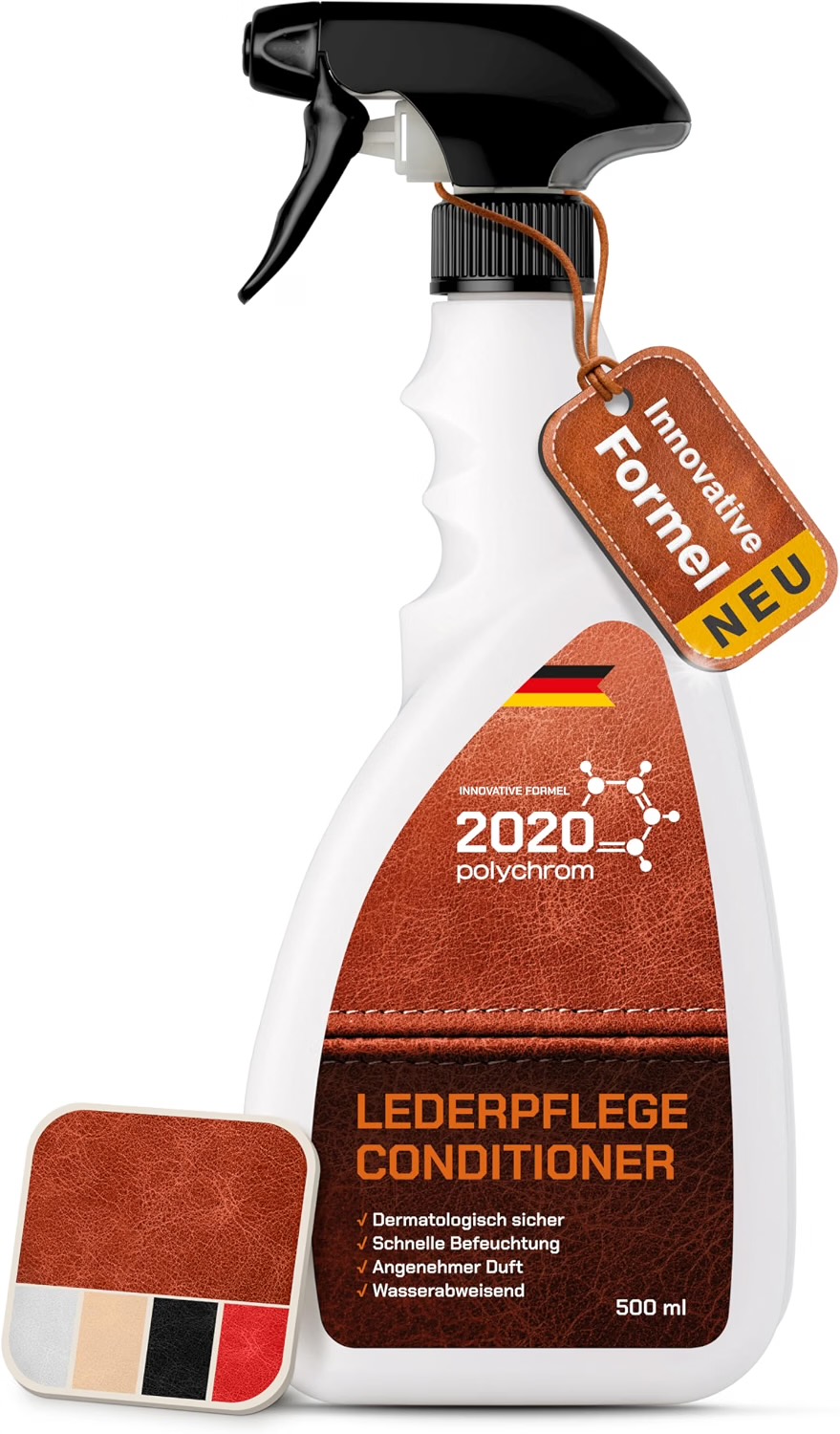 Lederpflege für Möbel, Ledercouch, Taschen, Jacken & Sättel – 500ml