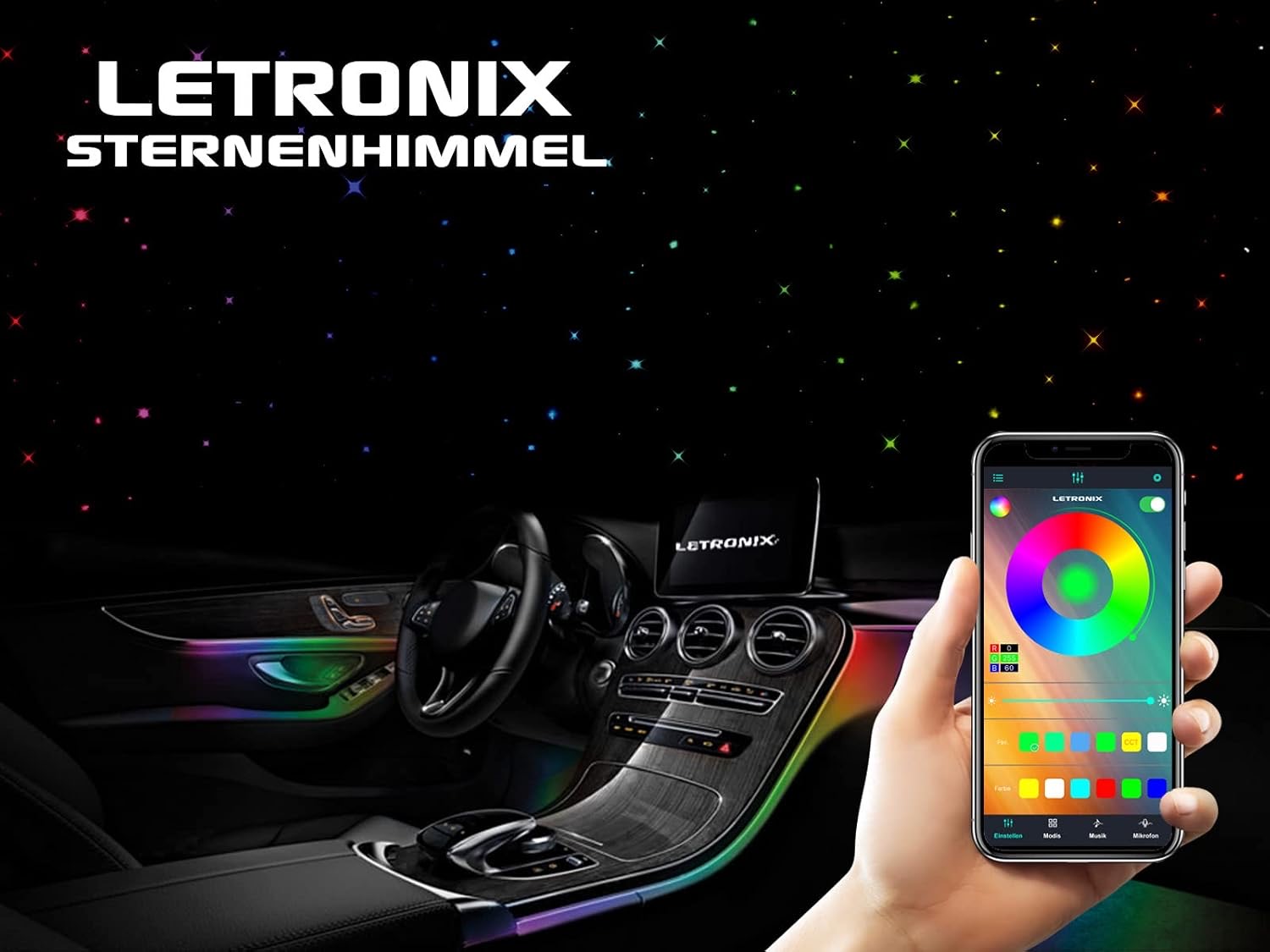 letronix RGB LED Sternenhimmel