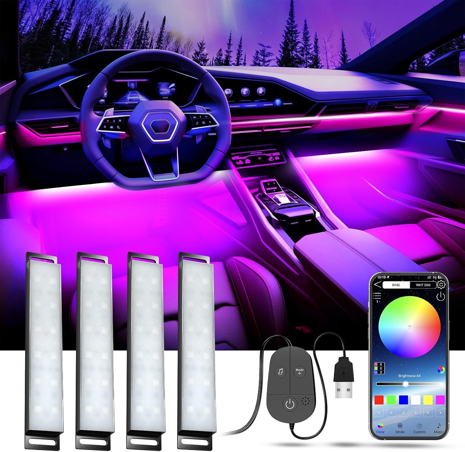 Testsieger YiLaie USB-LED Innenbeleuchtung