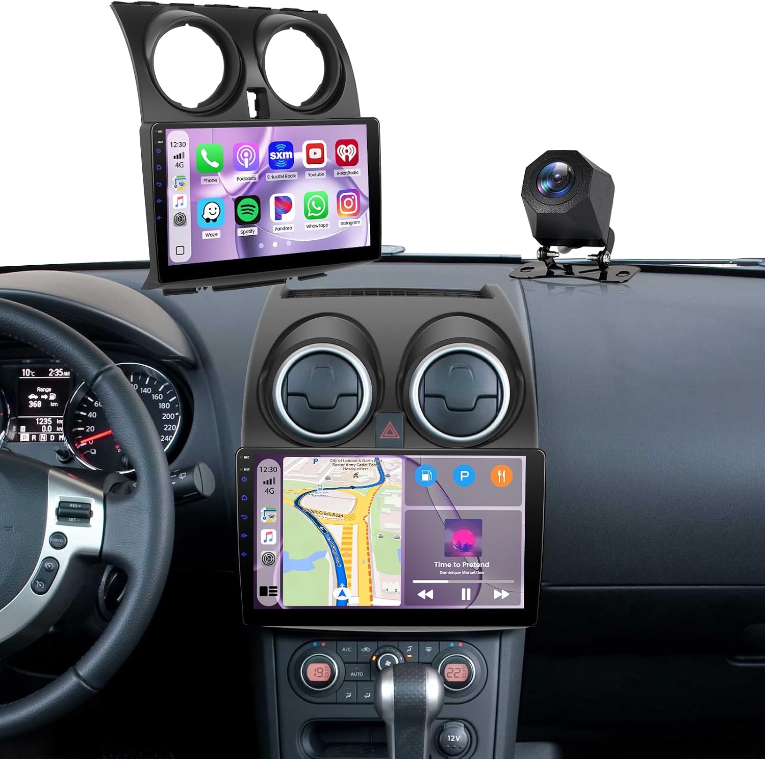 Inefala 2-DIN Autoradio für Nissan Qashqai 2006–2016