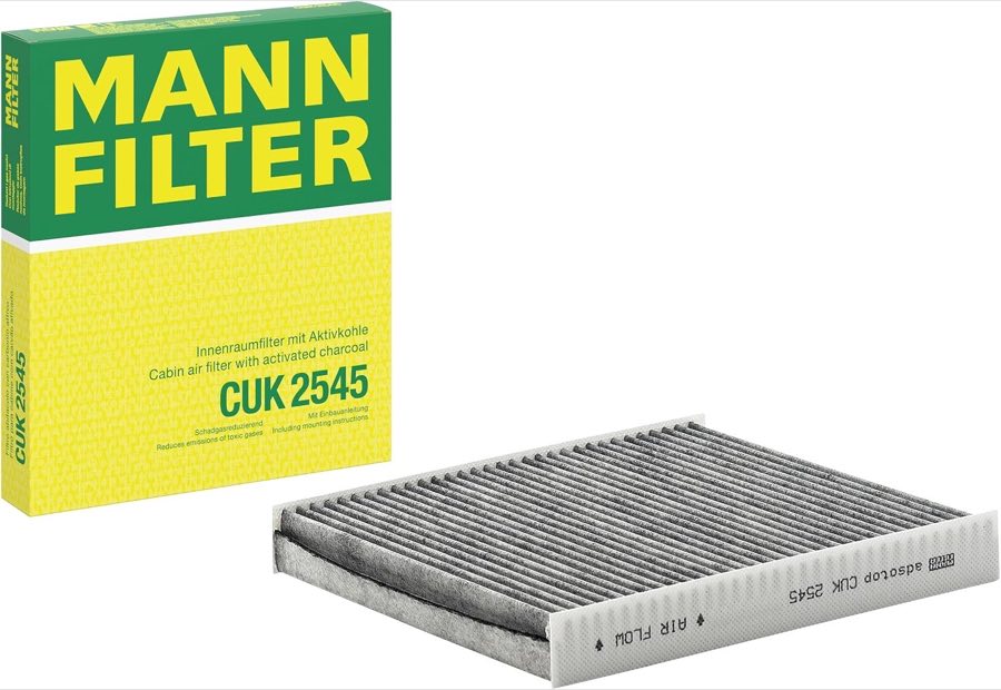 MANN-FILTER CUK 2545 Innenraumfilter mit Aktivkohle