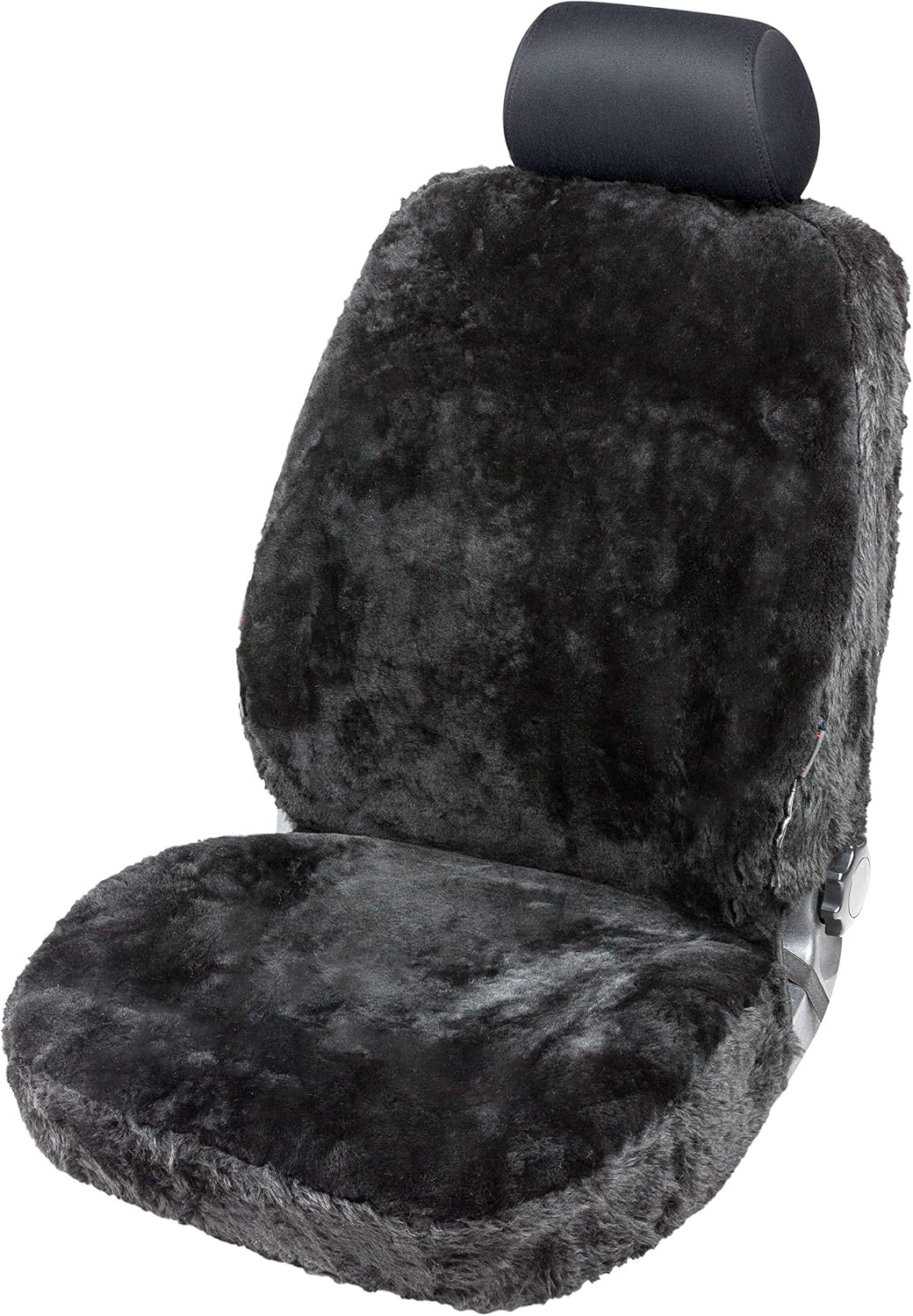 Walser Monette Lammfell schwarz