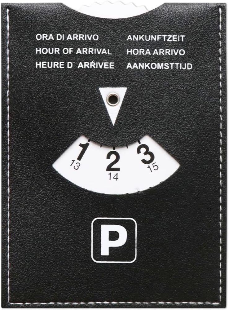 HUKUMA Soft-Touch Parkscheibe 15×11 cm