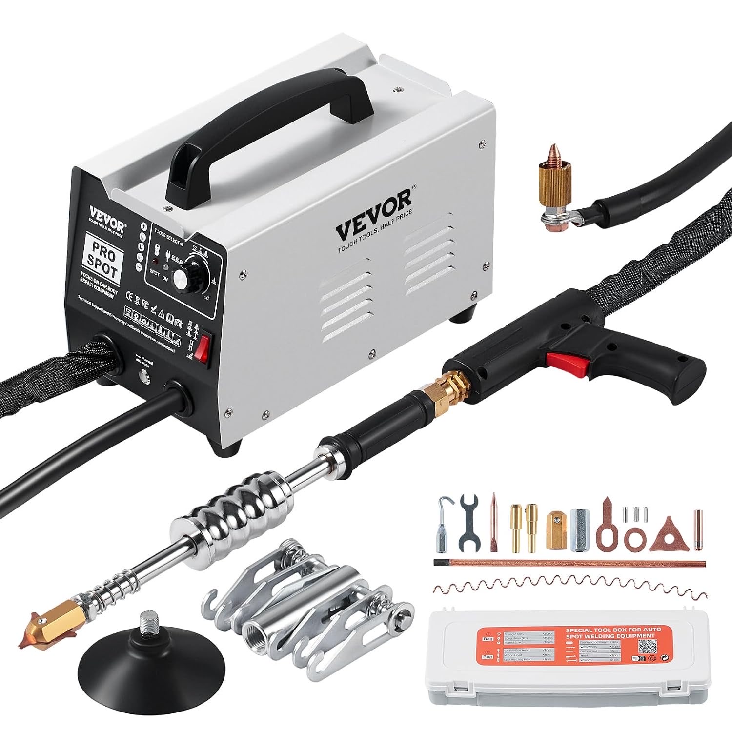 VEVOR VEVOR Ausbeulspotter 1,8 kW, 7 Modi