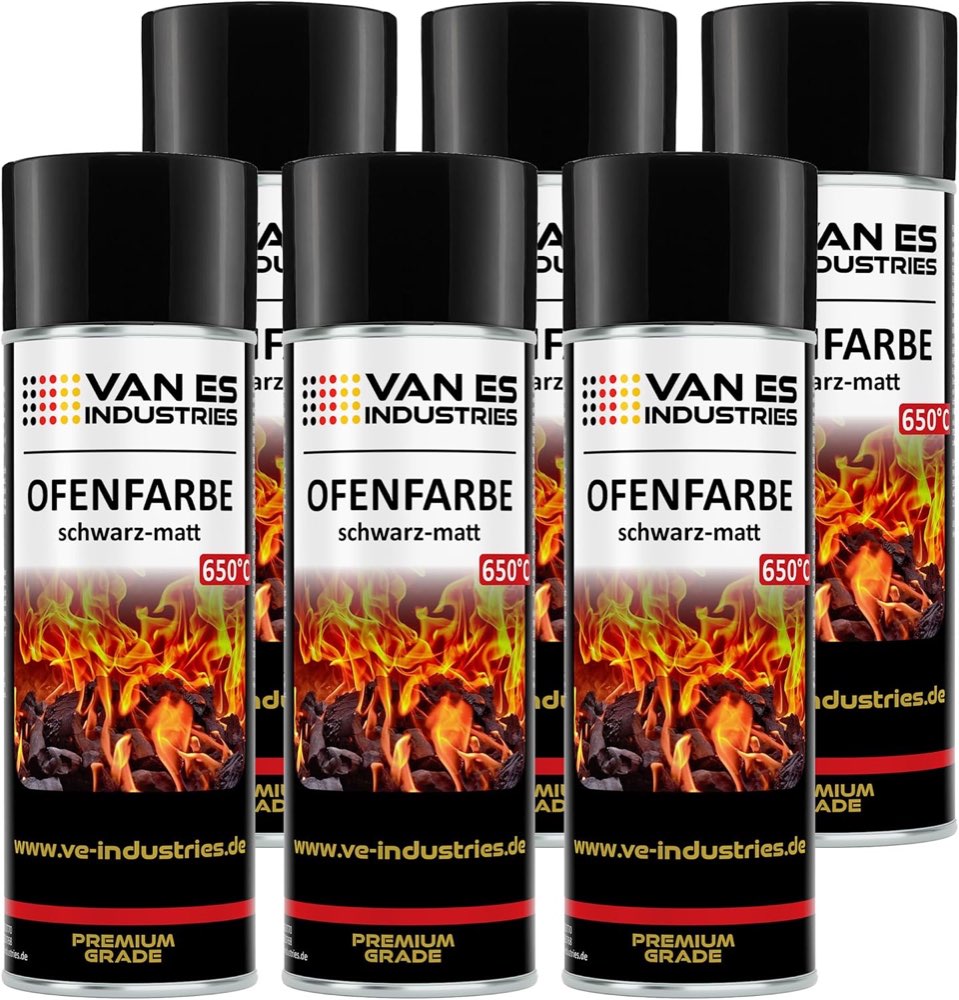 VE-INDUSTRIES Thermolack 6× 400 ml 650 °C