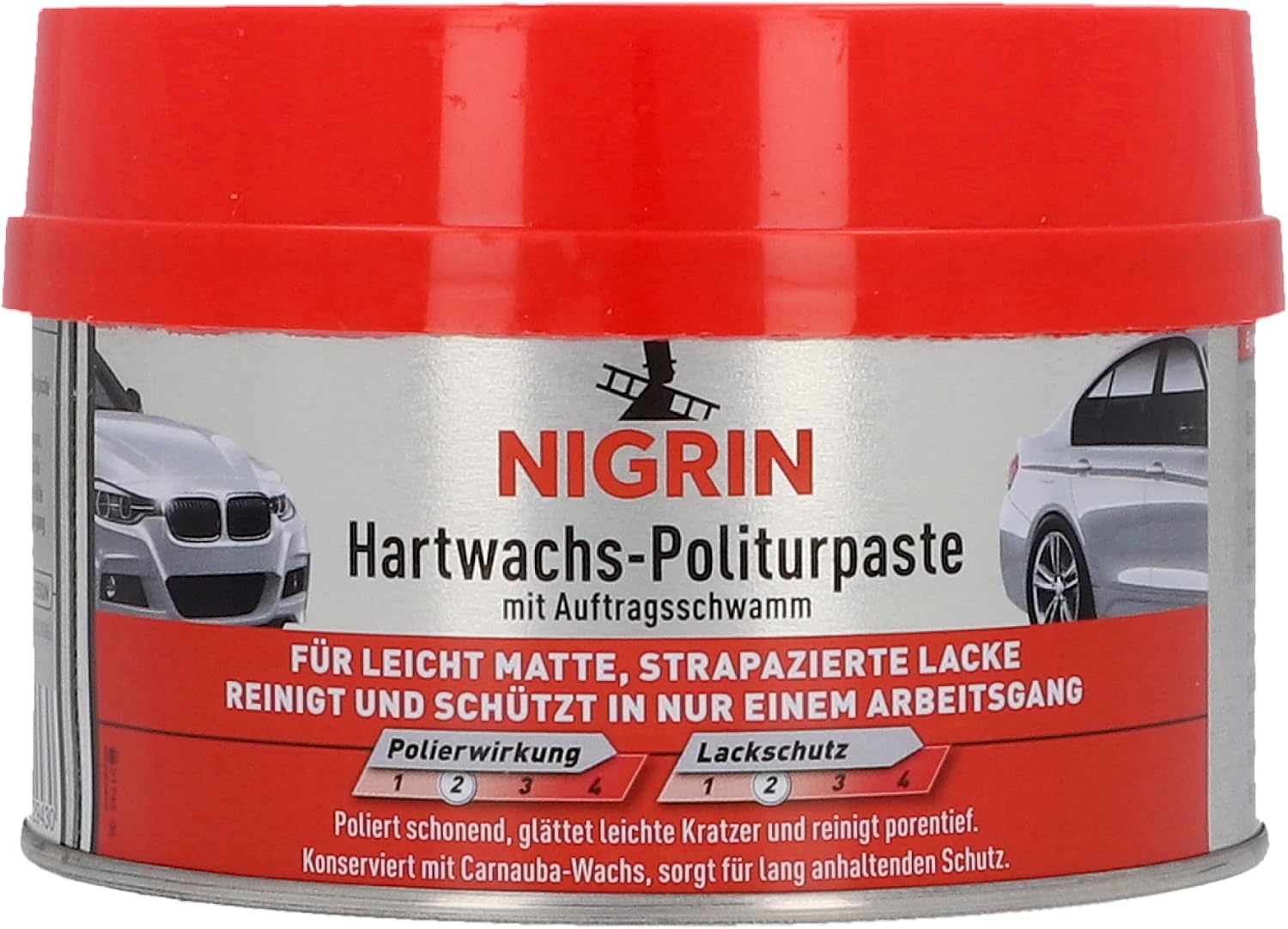 NIGRIN Hartwachs-Politurpaste (250 ml)