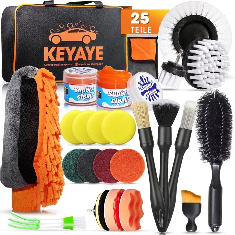 KEYAYE 25-teiliges Reinigungsset
