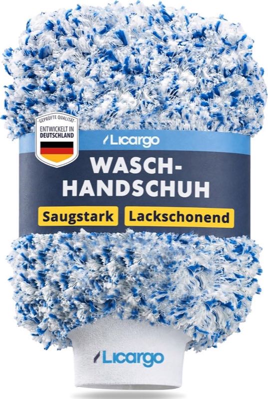 LICARGO Premium Waschhandschuh – Testsieger Auto-Waschhandschuh