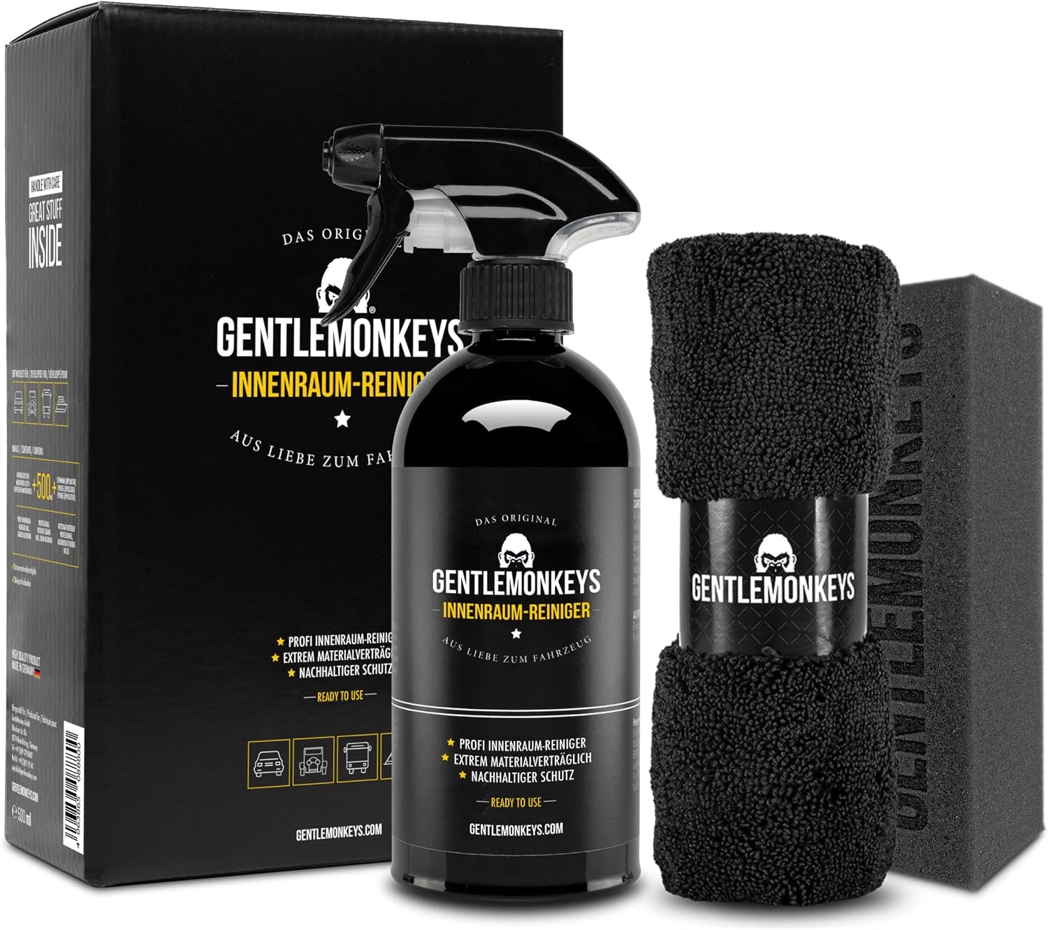 GENTLEMONKEYS Innenraumreiniger Auto (500 ml)