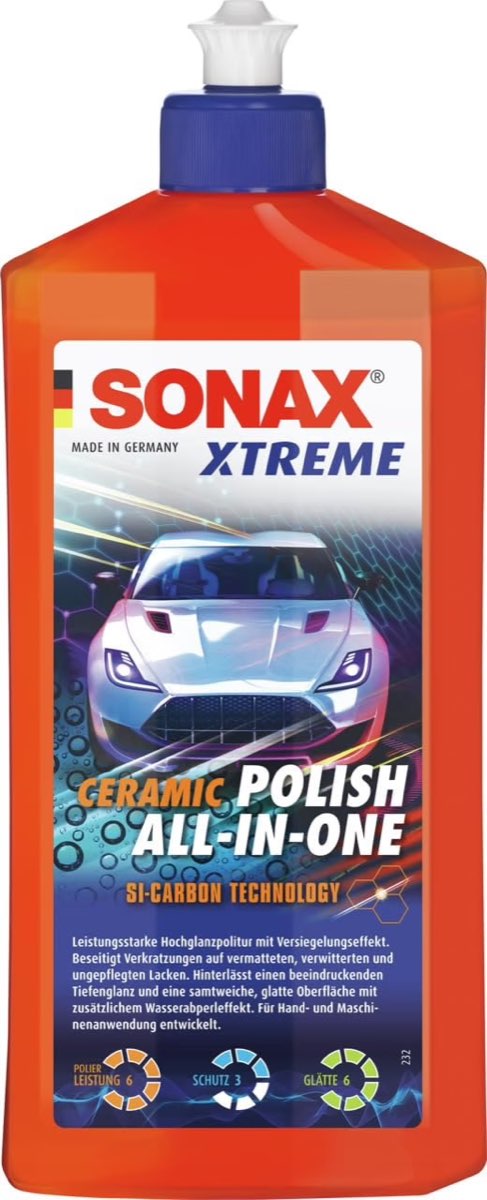 SONAX XTREME Ceramic Polish All-in-One (500 ml) – Testsieger Autopolitur