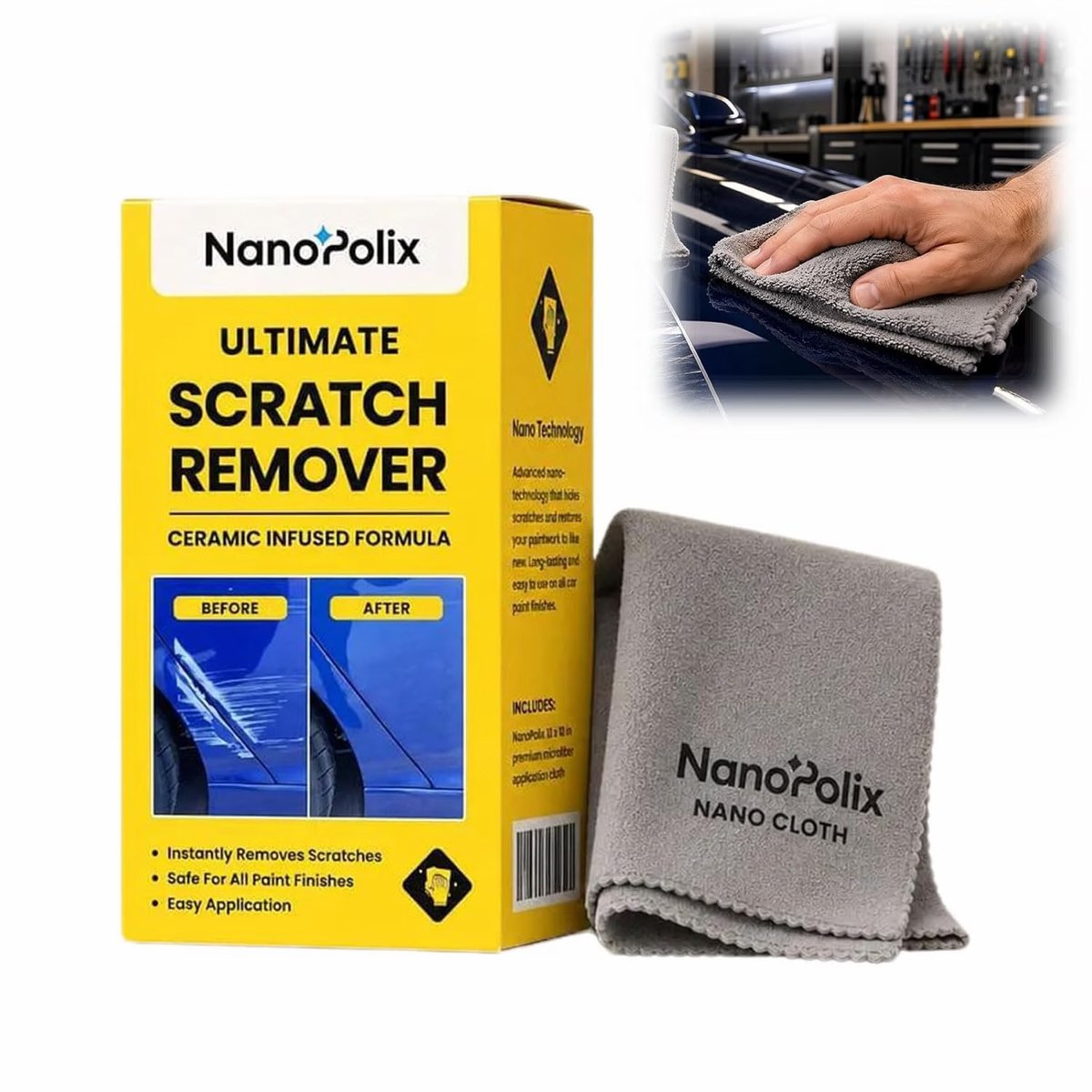 STDEI NanoPolix Kratzerentferner-Tuch