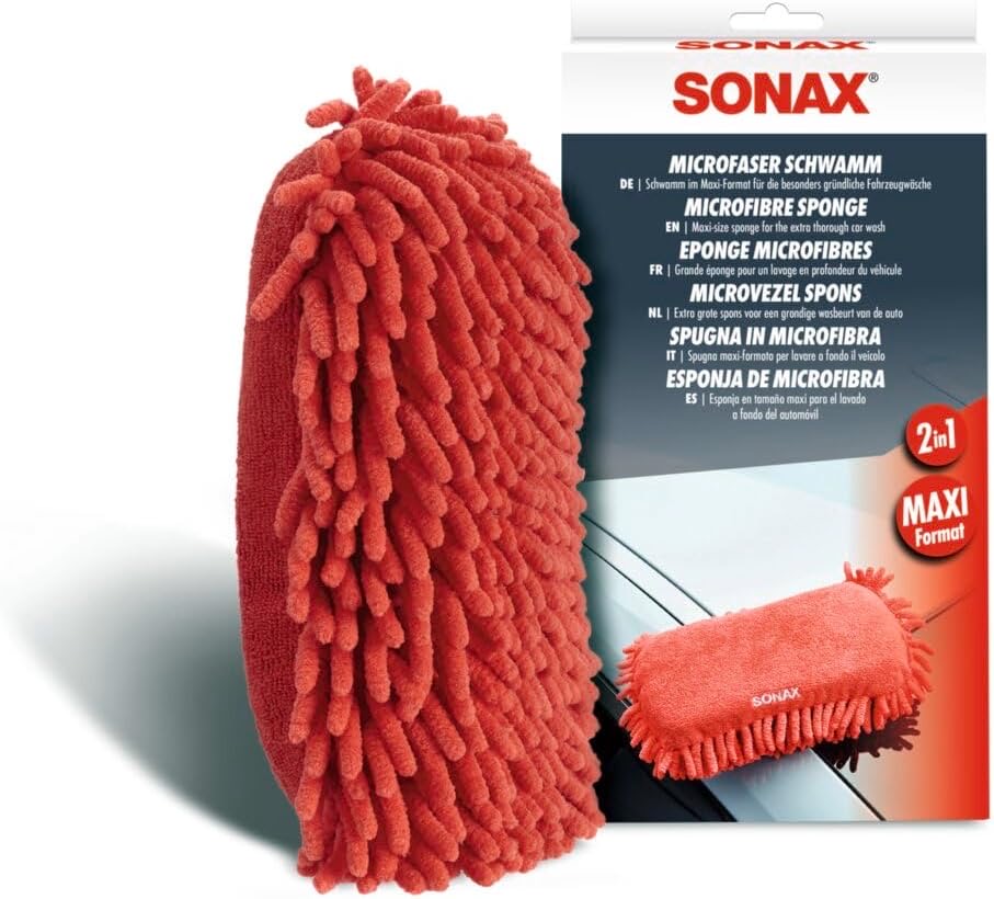SONAX Microfaser Schwamm – Testsieger Autoschwamm