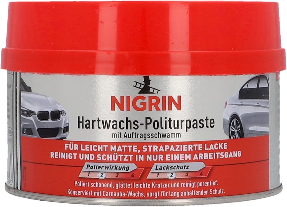NIGRIN Hartwachs-Politurpaste (250 ml)