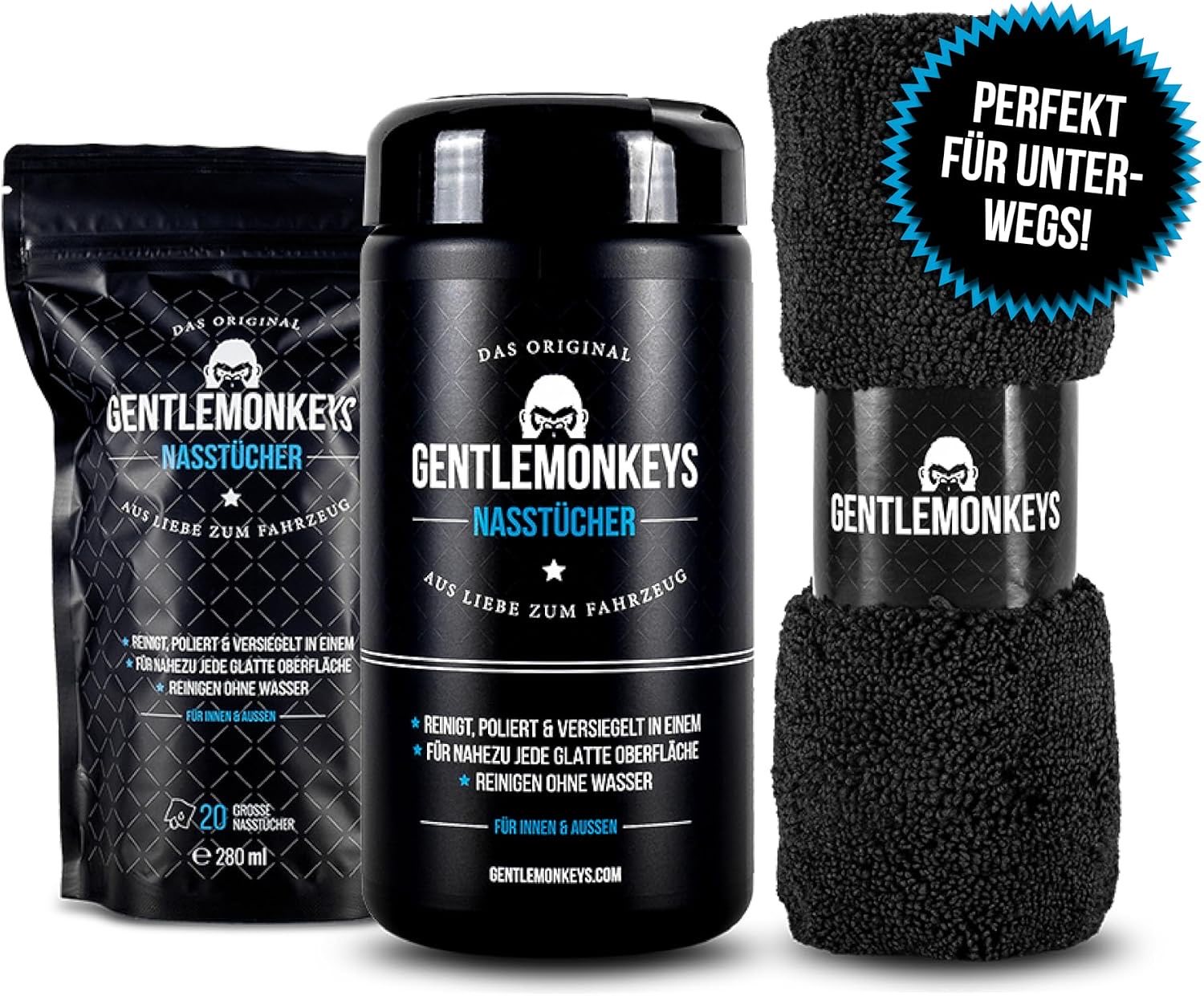 GENTLEMONKEYS GENTLEMONKEYS Nasstuch-Set 40 Tücher