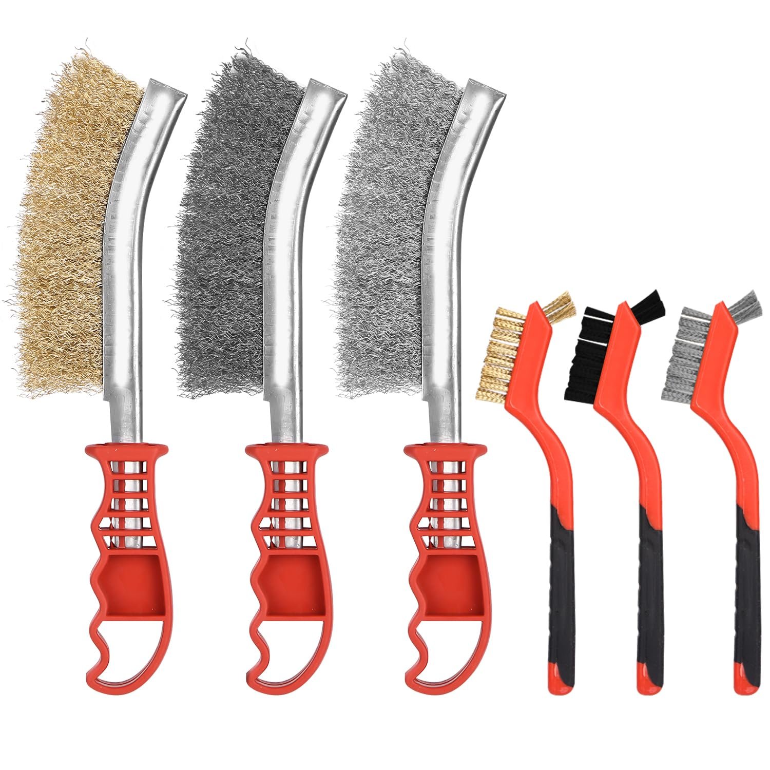 LEAZZLE 6er Drahtbürsten-Set