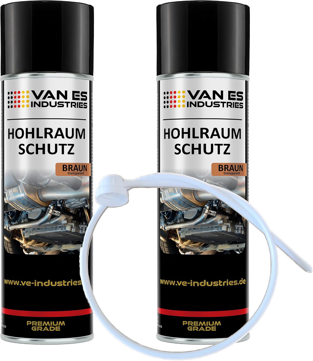 VE-INDUSTRIES 2×500 ml + 60-cm-Sonde