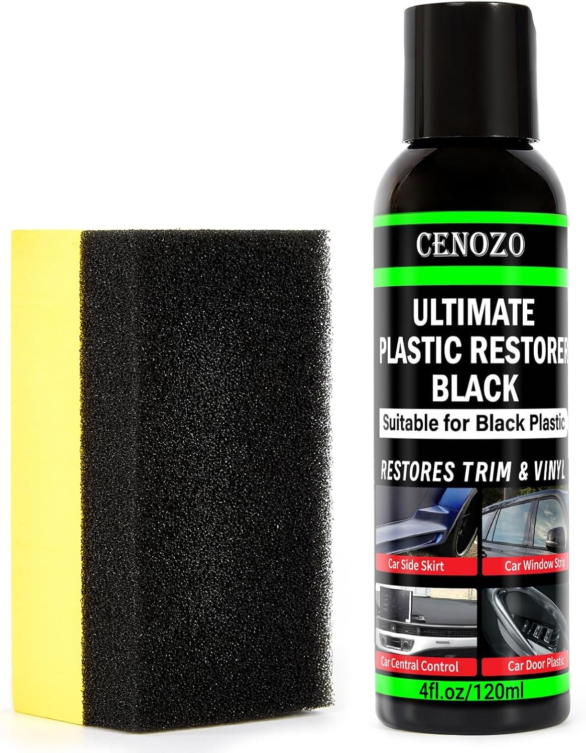 cenozo Kunststoffpfleger Schwarz Restorer