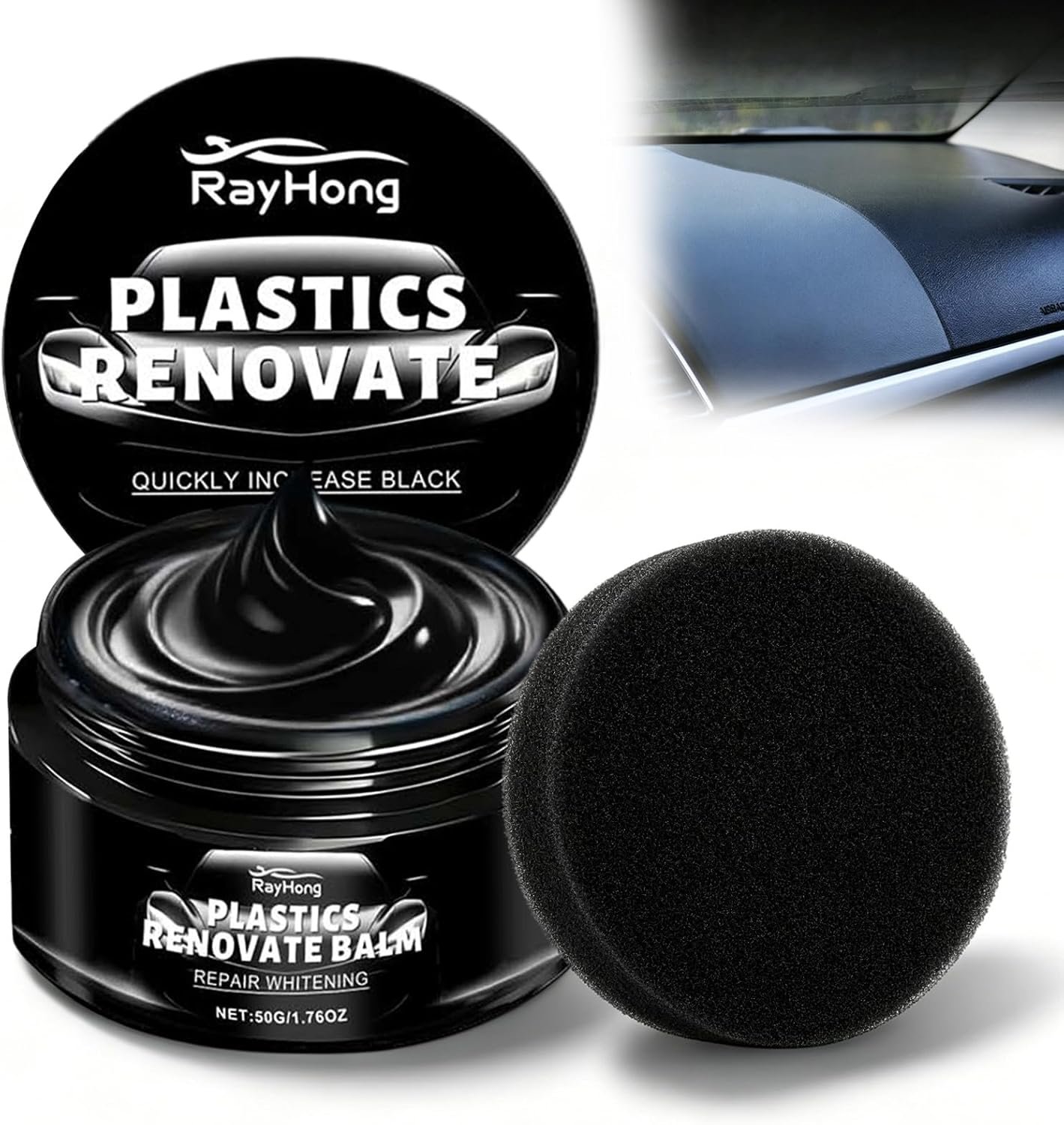 Crunier Kunststoffteile Renovierer Schwarz (50 g)