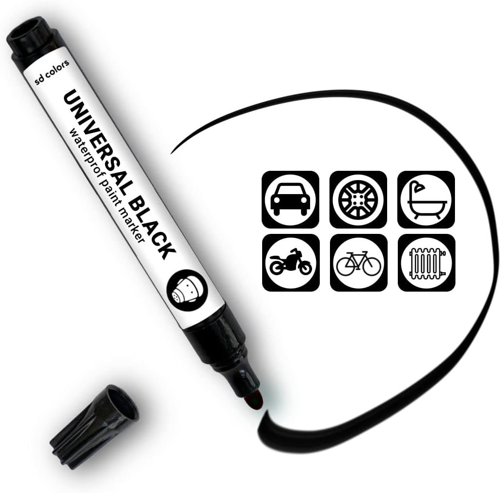 SD COLORS Universal-Lackstift Schwarz