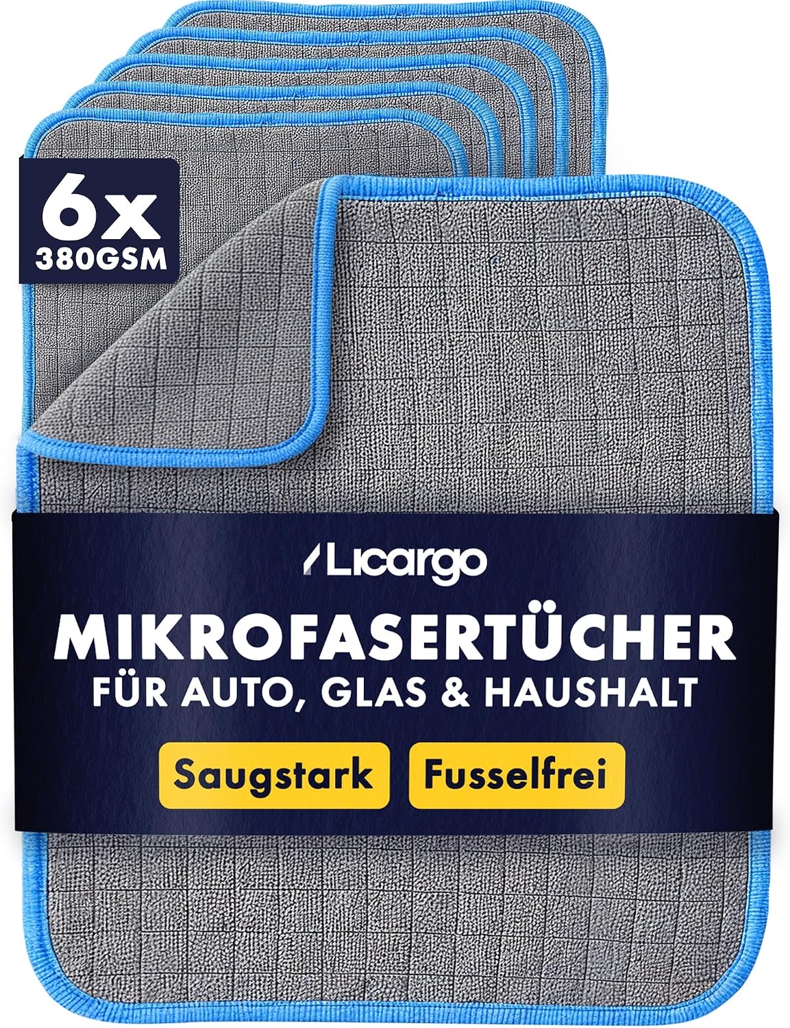 LICARGO Mikrofasertücher 6er