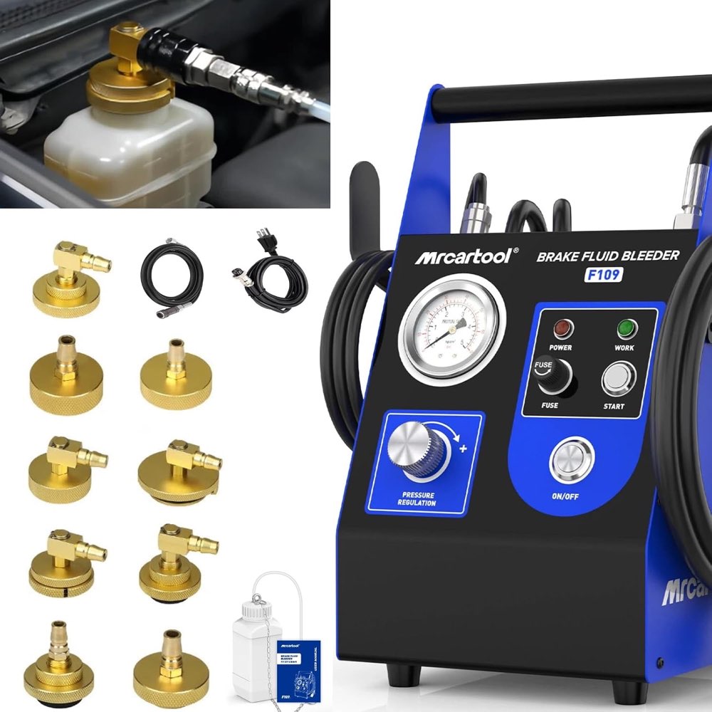 PLAYOCCAR F109 Bremsenentlüftungsgerät (9 Adapter)