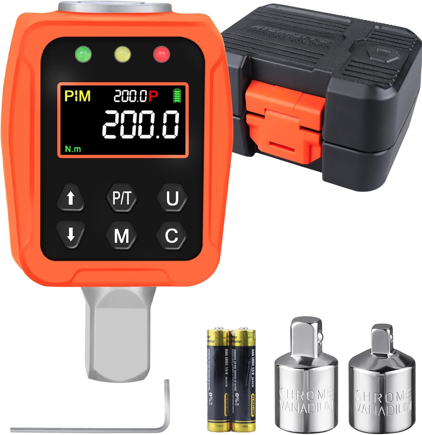 ATsafepro Digitaler Drehmomentadapter 10–200 Nm (1/2")
