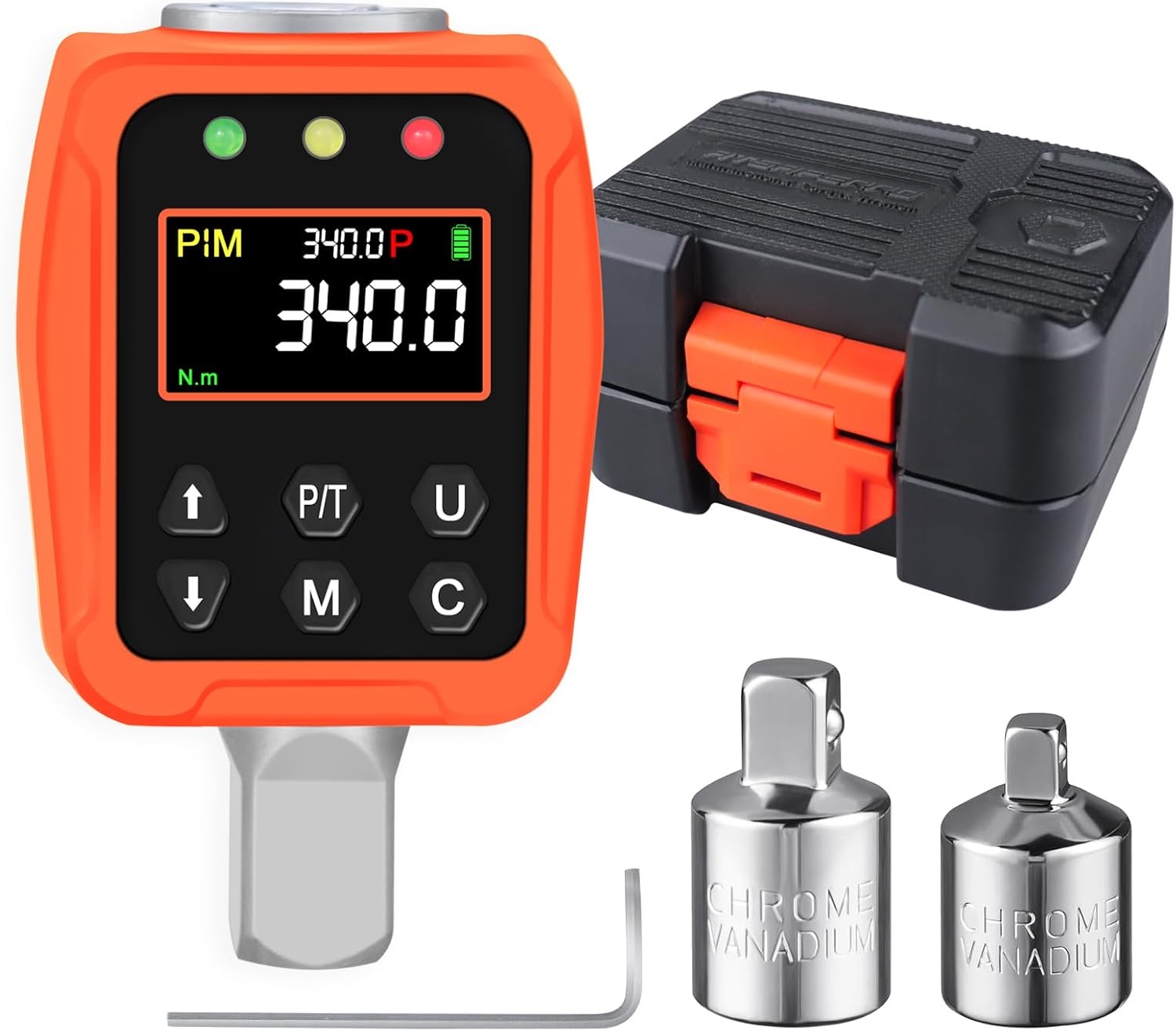 ATsafepro Digitaler Drehmomentadapter 17–340 Nm (1/2")