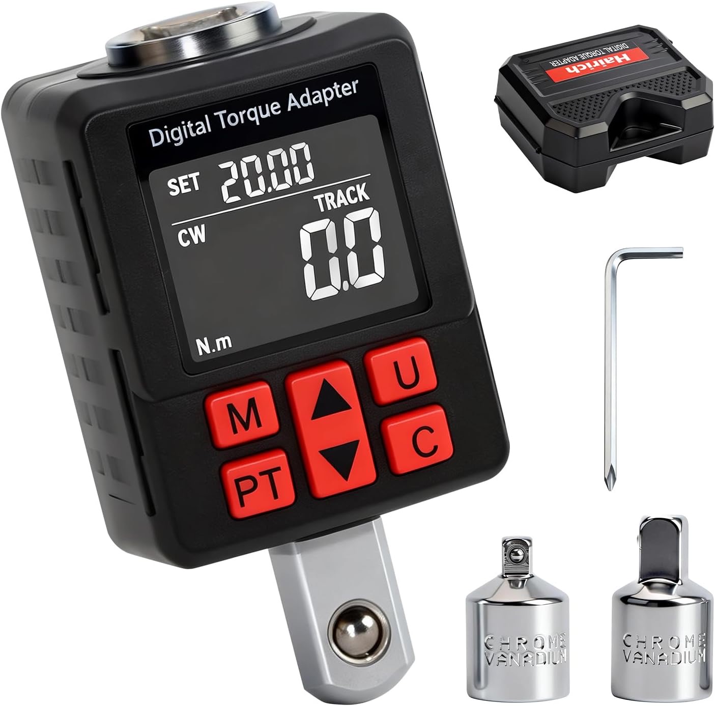 Hairich Digitaler Drehmomentadapter 10–210 Nm (1/2")