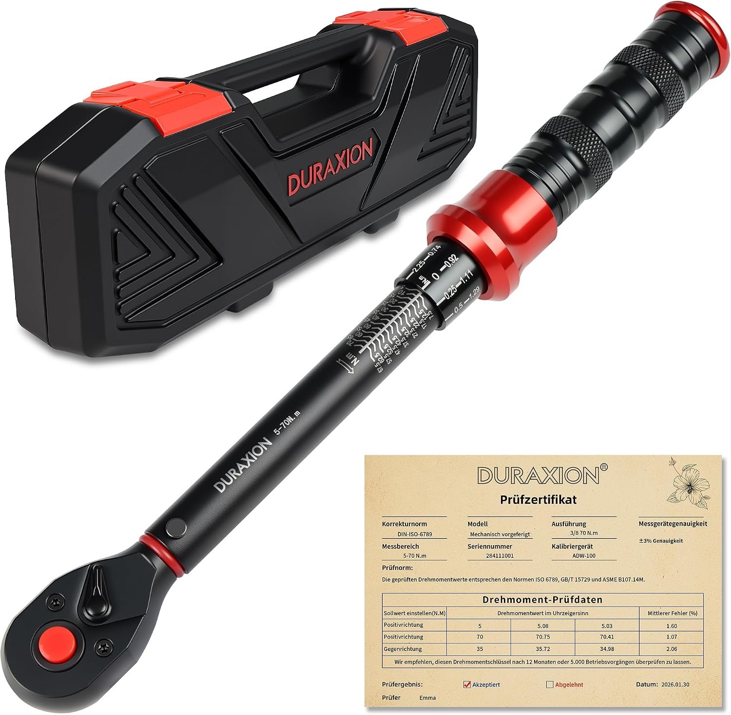 Drehmomentschlüssel Klein 3/8",5-70Nm Motorrad Torque Wrench