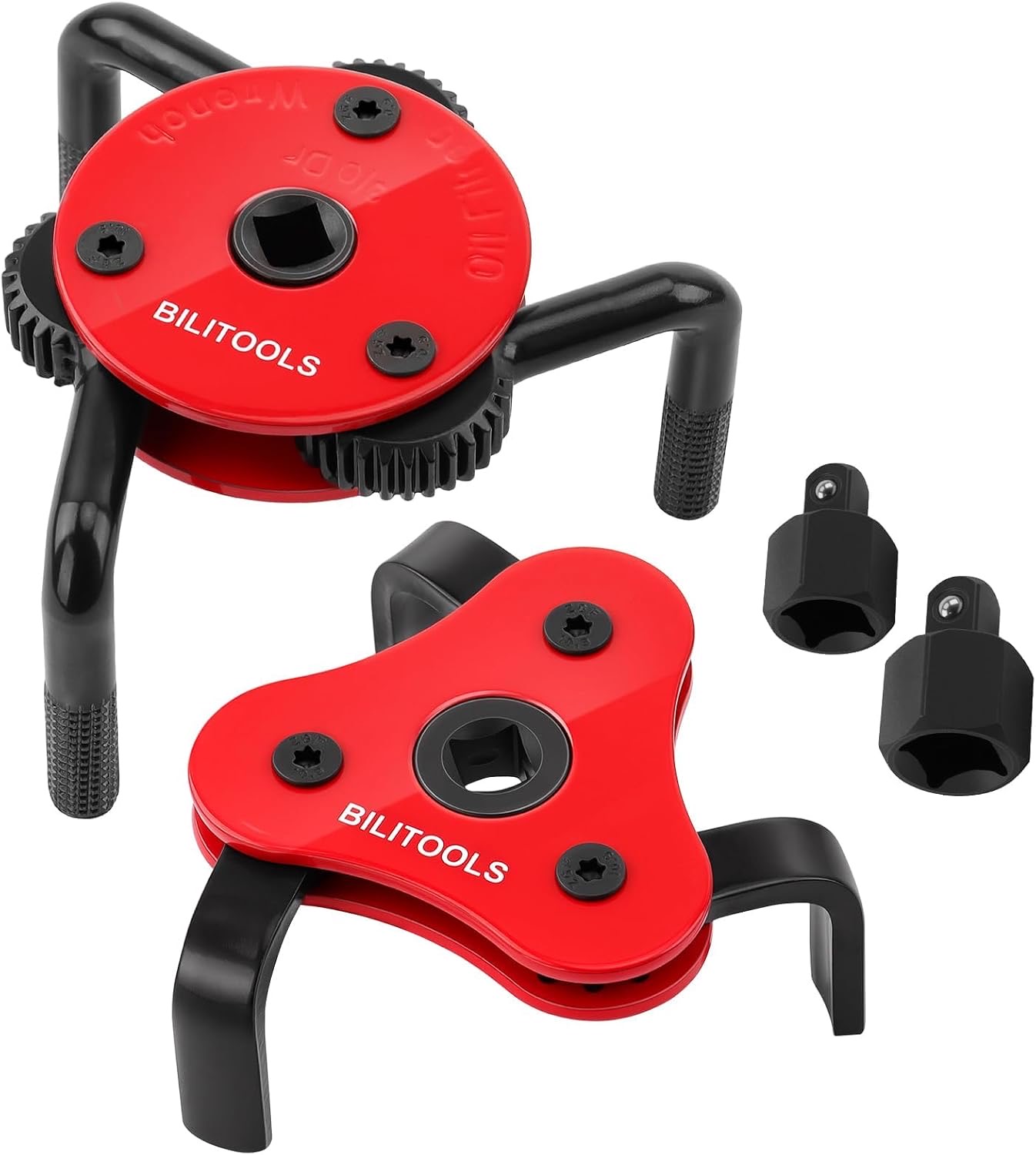 BILITOOLS Universal 2-tlg Ölfilterschlüssel Set, 63-130mm für PKW Ölwechsel