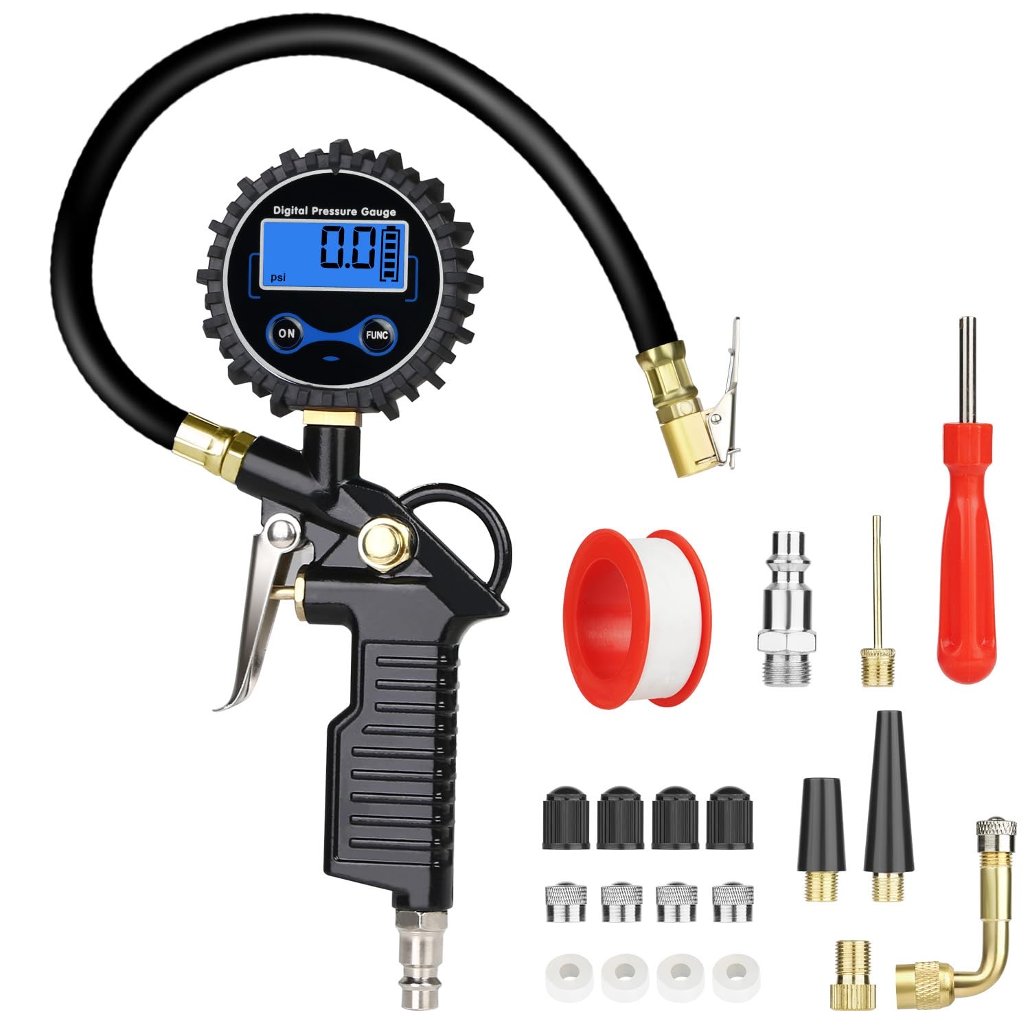 URAQT digitaler Reifenfüller, ca. 220 PSI