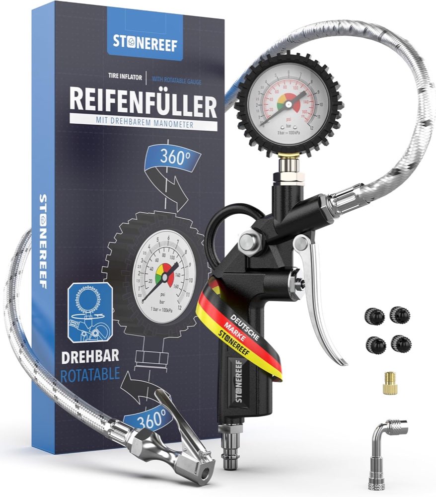 STONE REEF Reifenfüller bis 12 bar