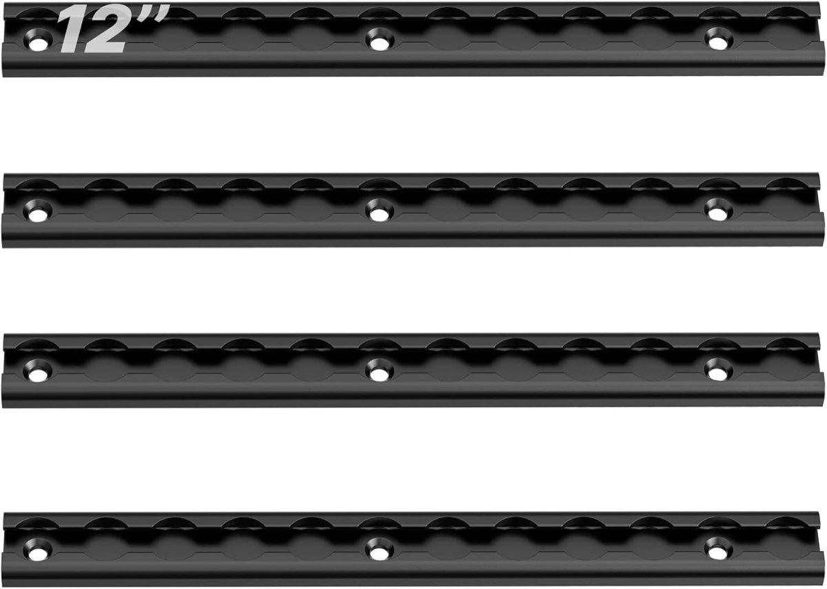 vandrabase 4 Stück L-Schiene, 305 mm Aluminium