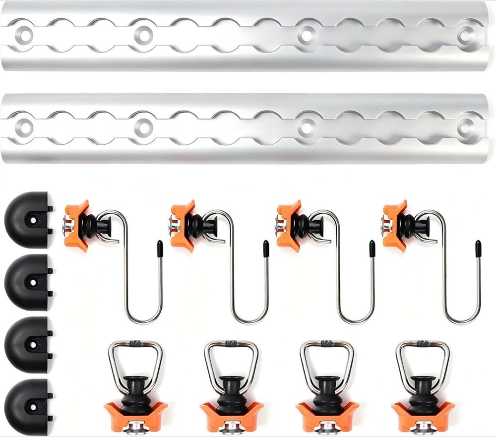 Airlineschienen Starter Set Inkl 4 Endkappen & 8 Single Fittinge