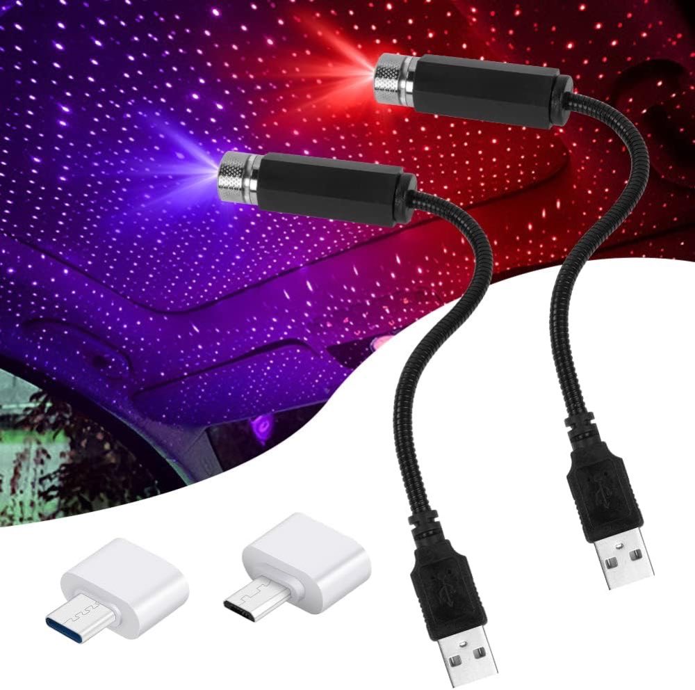 URAQT USB-Sternenlicht 2er-Set
