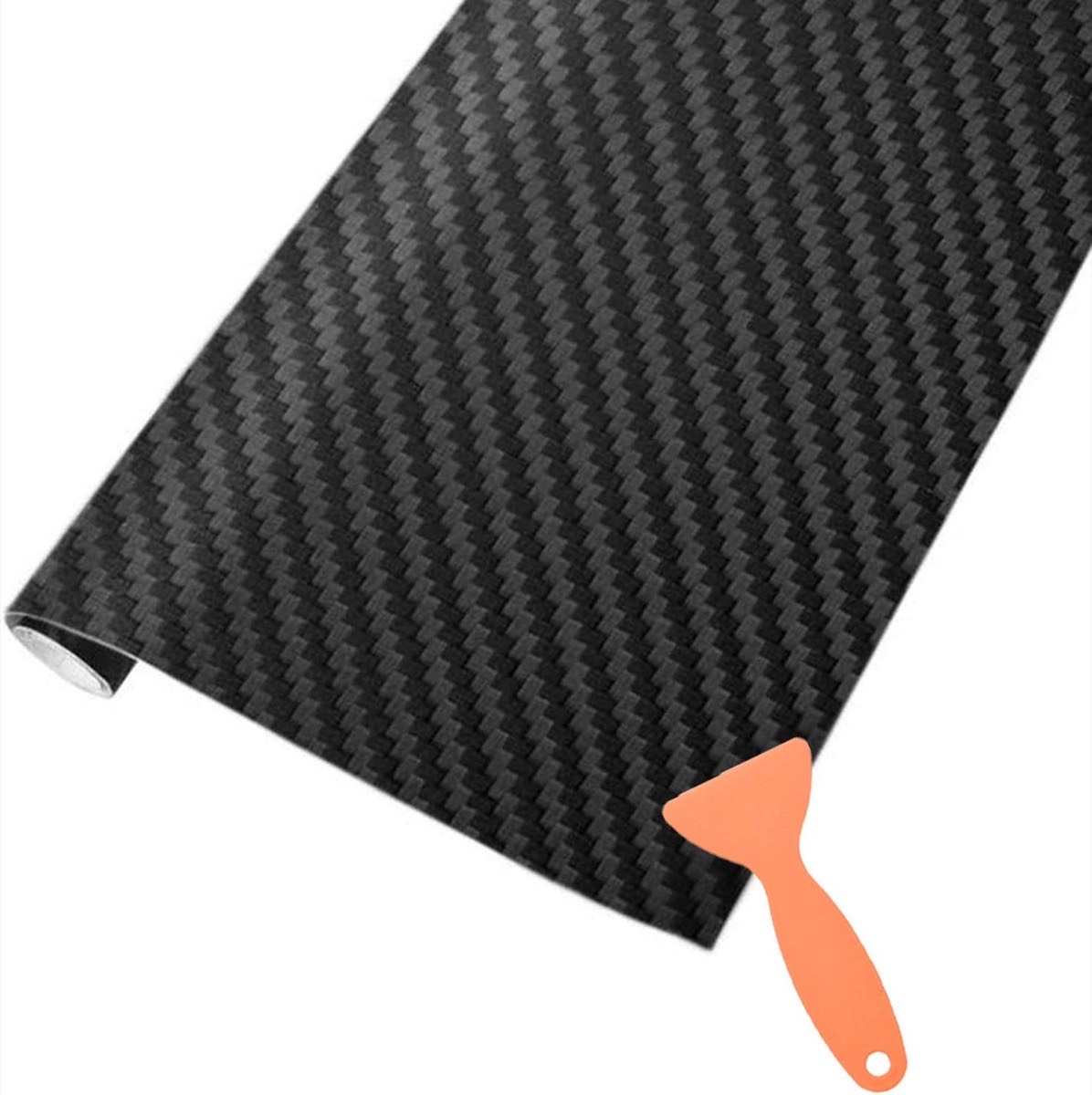 AOBETAK Carbonfolie Matt Schwarz 150 × 30 cm