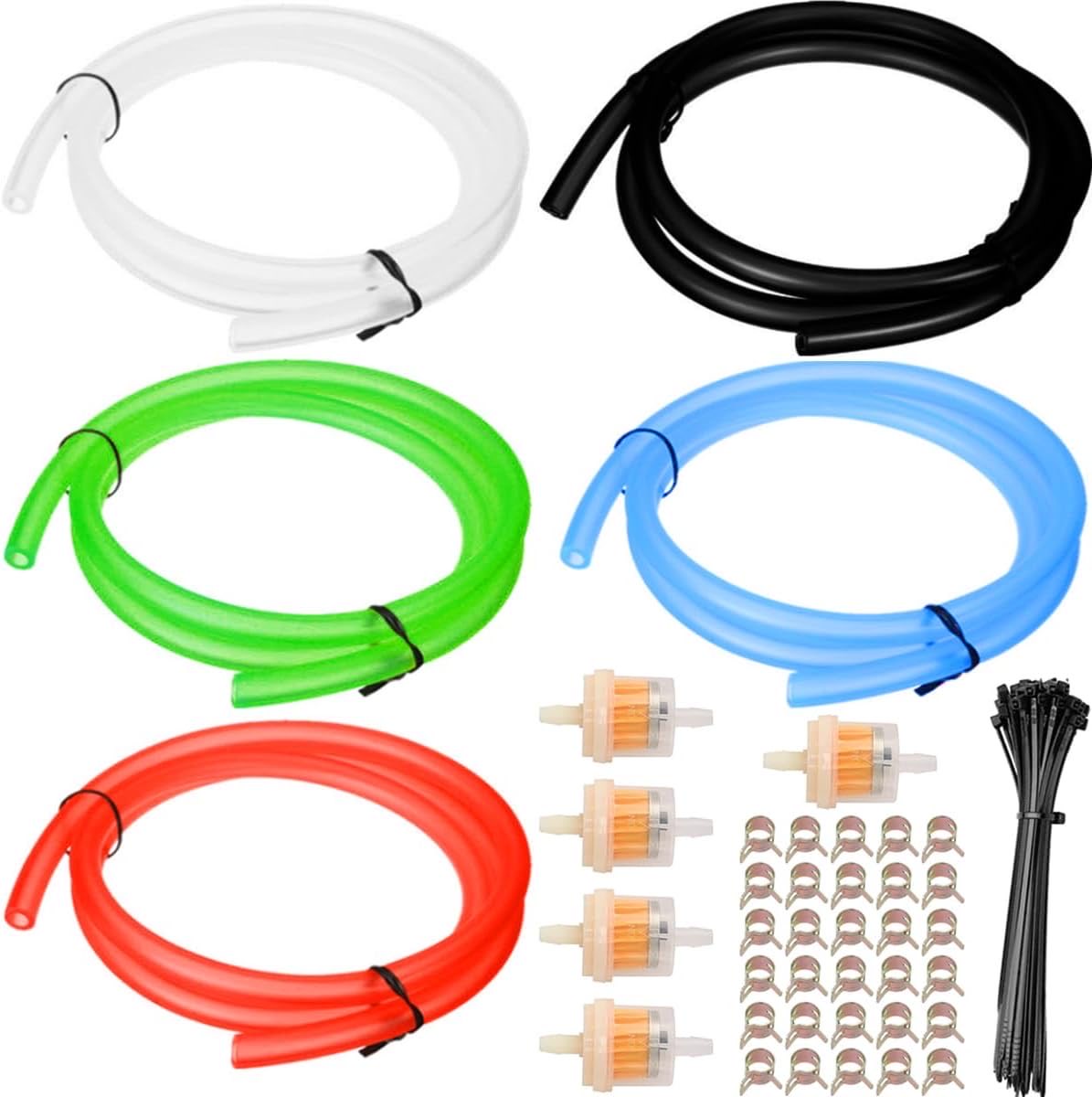 ZAMDOE Benzinschlauch-Set 5×1 m
