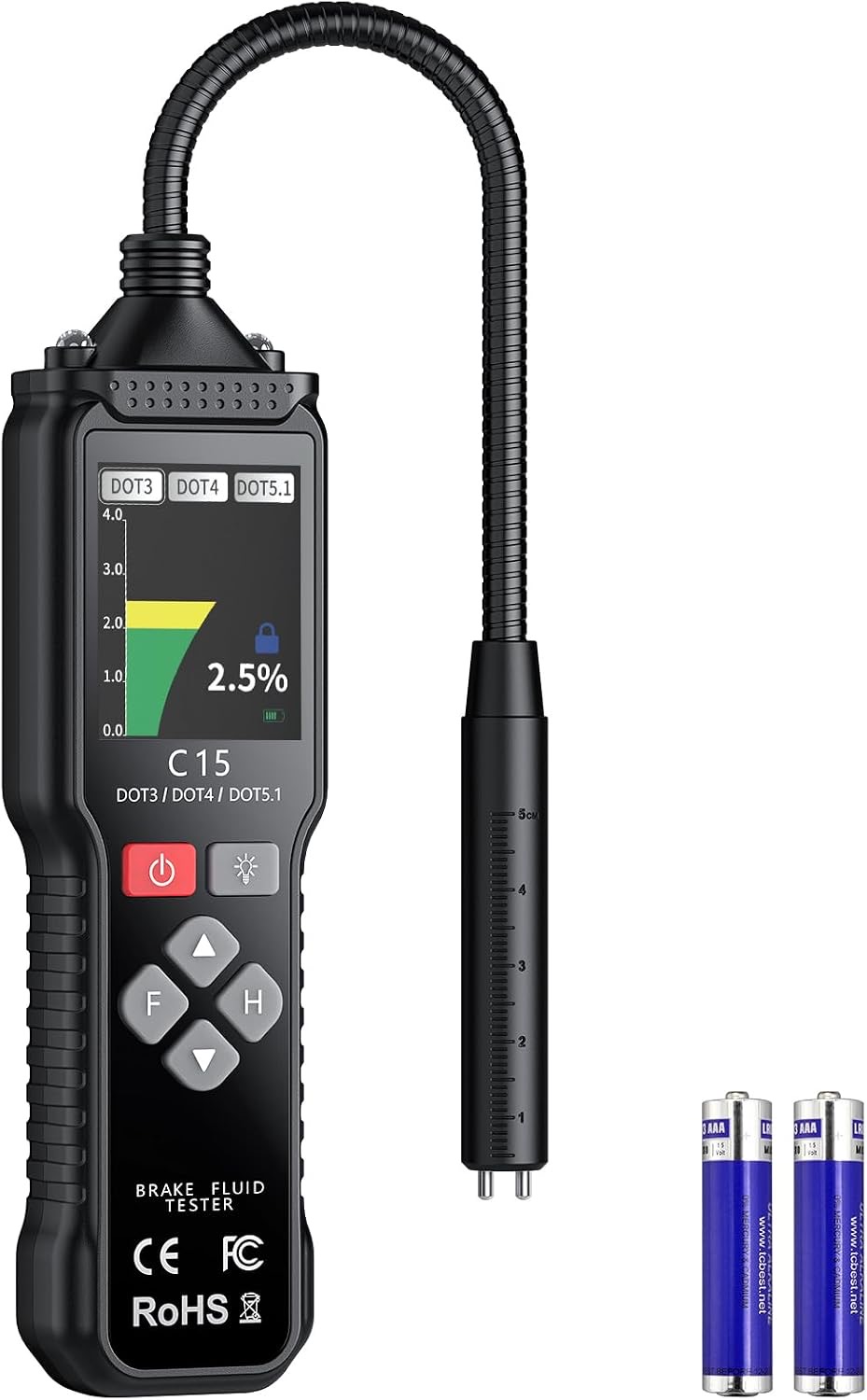 AUTOUTLET AM842 Bremsflüssigkeitstester Flexsonde