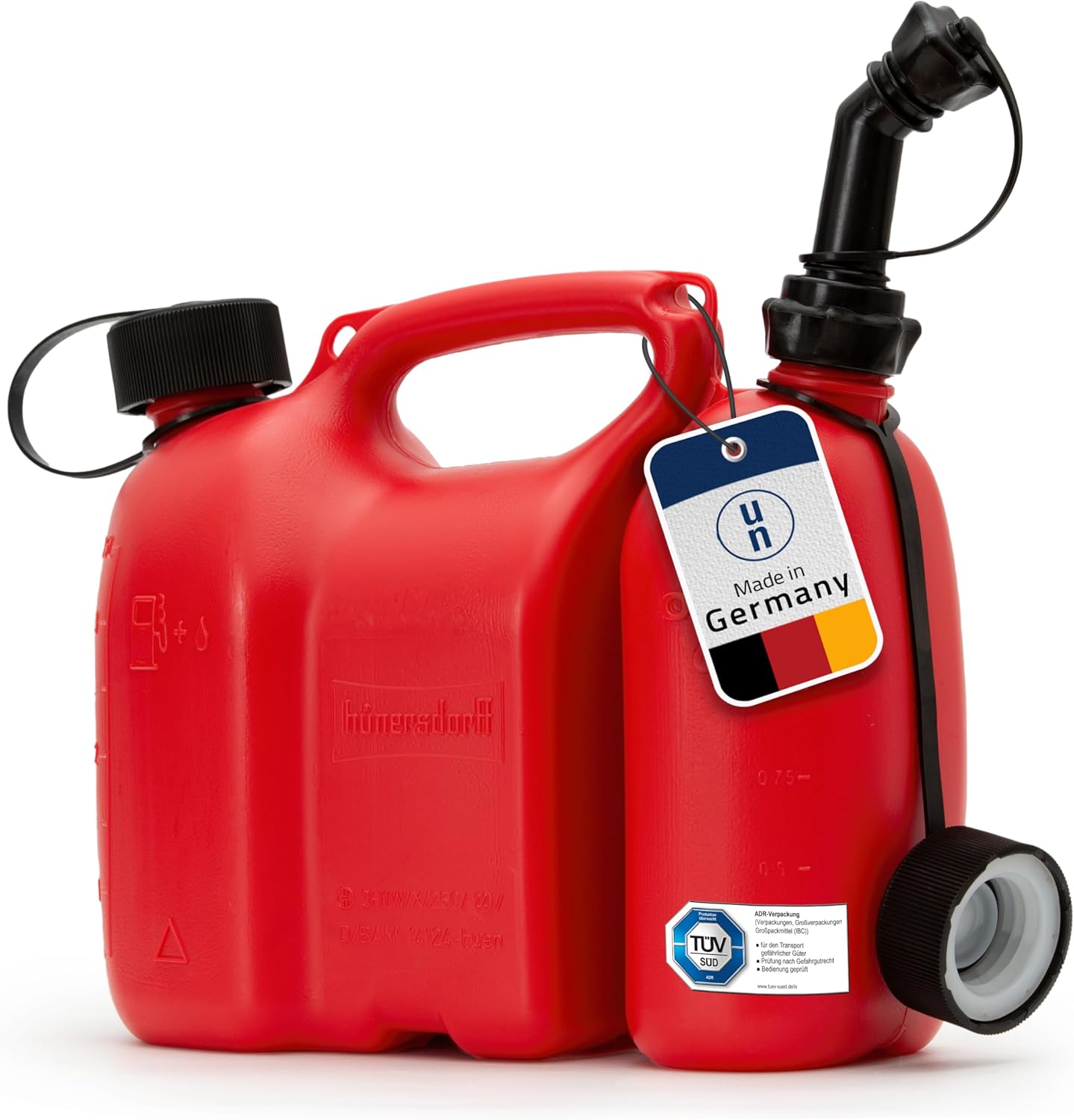 hünersdorff PROFI Doppelkanister 3 + 1,5 l rot