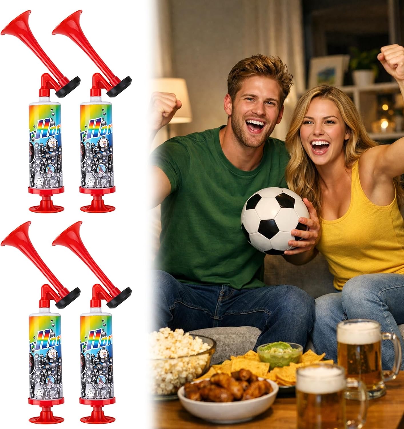JazRvr Air Horn 4er-Set