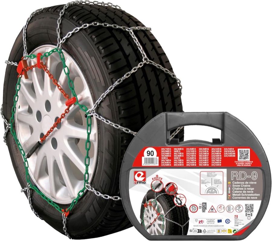 RD9 RD9 Schneeketten Metall Größe 90, 2 Stück