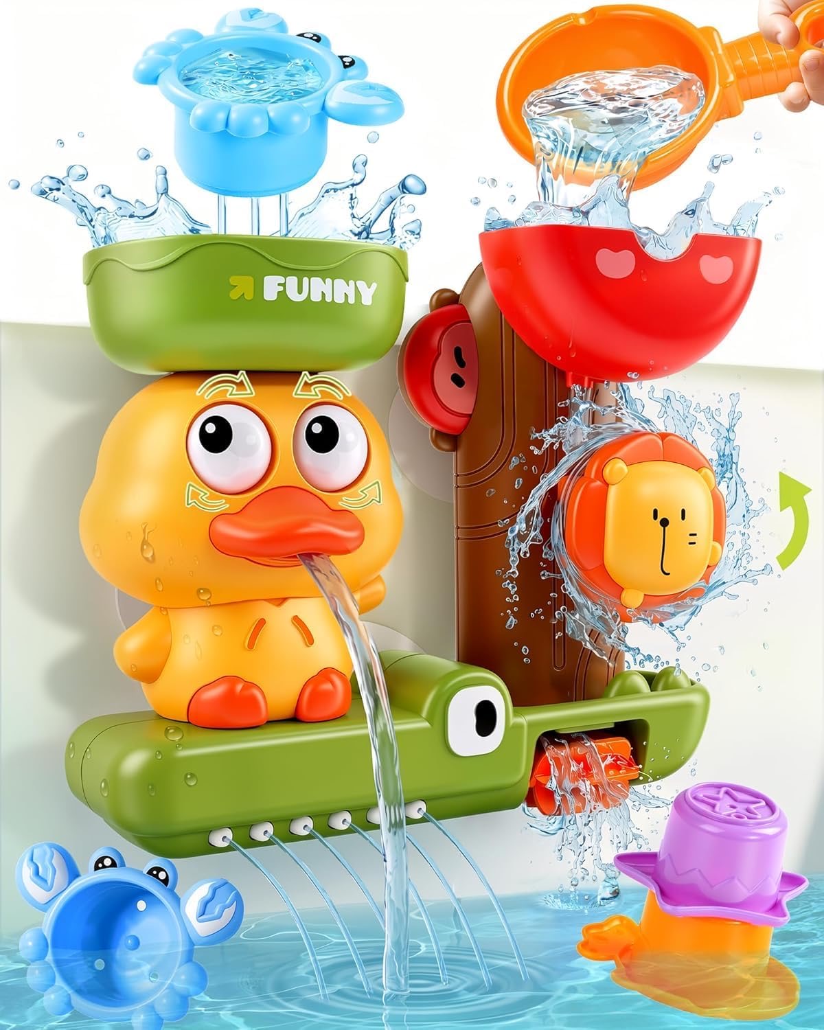 Fajiabao Badespielzeug mit Wasserrad