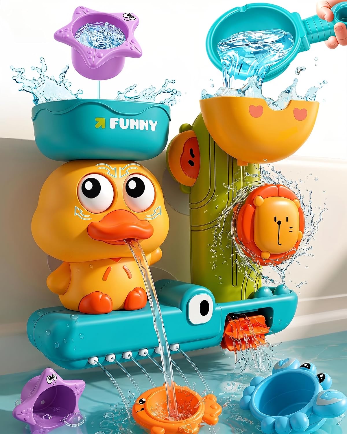 hifunti Saugnapf-Wasserbahn
